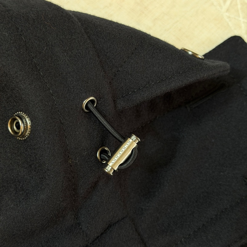 BURBERRY英國BRIT海軍藍軍裝斗篷外套-9