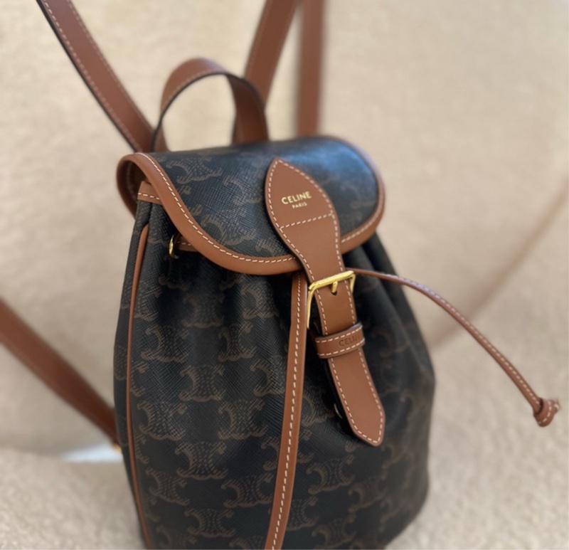 全❤️Celine 小牛皮 Folco Mini 迷你小背包 Backpack-0