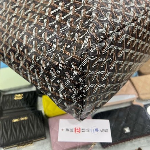 東區正精品㊣GOYARD Saint louis GM 近全新黑色購物袋肩背包大款 RZ5719-5