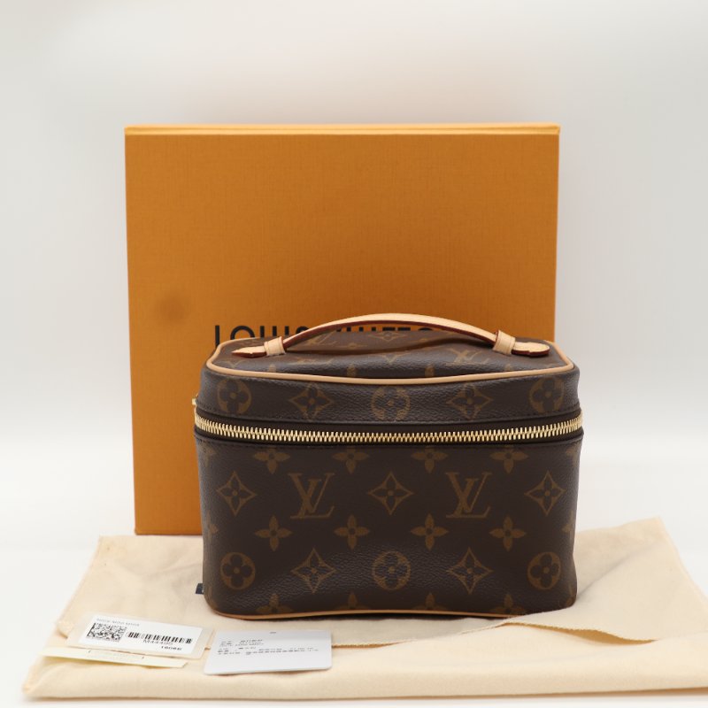 Louis Vuitton 路易威登 Nice Mini Vanity Case 經典老花 塗層帆布 牛皮材質 梳洗袋-0