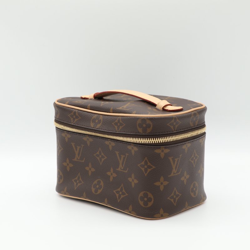 Louis Vuitton 路易威登 Nice Mini Vanity Case 經典老花 塗層帆布 牛皮材質 梳洗袋-2