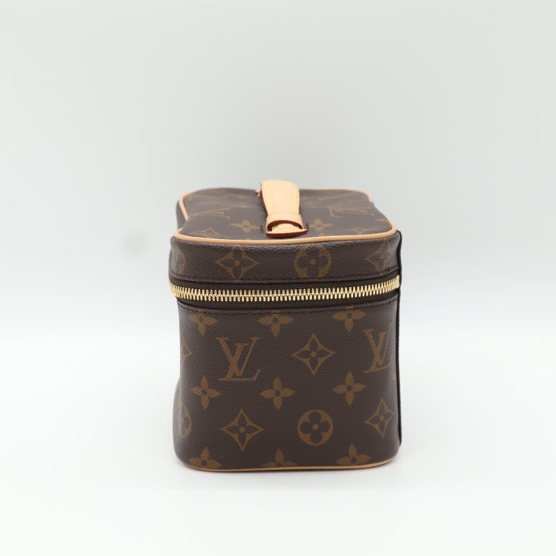 Louis Vuitton 路易威登 Nice Mini Vanity Case 經典老花 塗層帆布 牛皮材質 梳洗袋-3