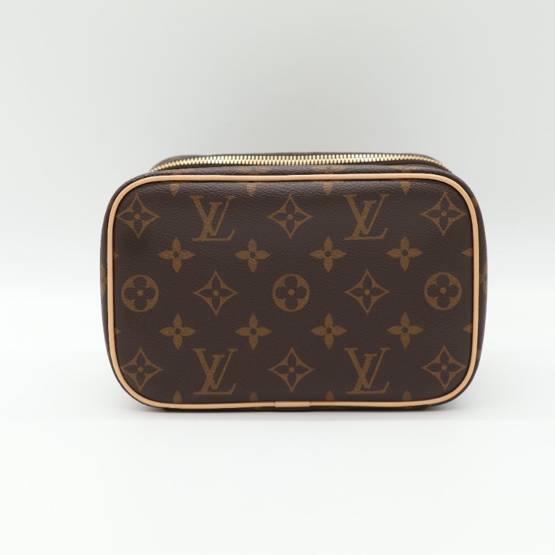 Louis Vuitton 路易威登 Nice Mini Vanity Case 經典老花 塗層帆布 牛皮材質 梳洗袋-5