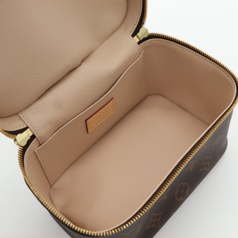 Louis Vuitton 路易威登 Nice Mini Vanity Case 經典老花 塗層帆布 牛皮材質 梳洗袋-9
