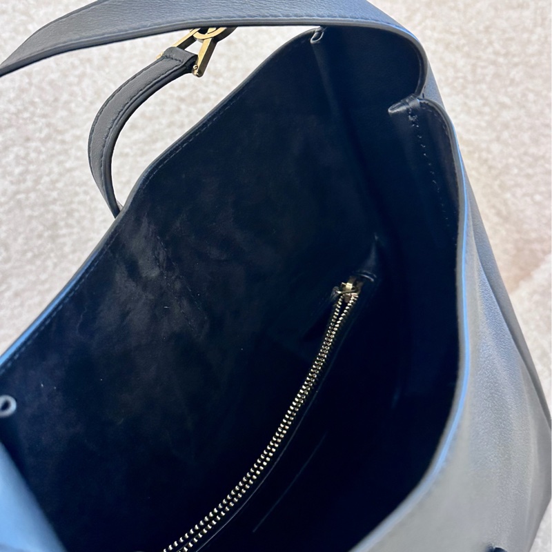 全❤️YSL hobo small LE5A7 金色 Logo 粒面牛皮 Hobo 小號單肩袋 手提包-5