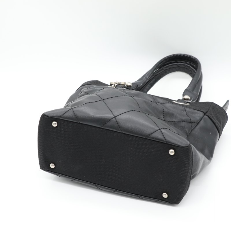 Chanel 香奈兒  Paris Biarritz 黑色  牛皮 托特肩背包 12開-4