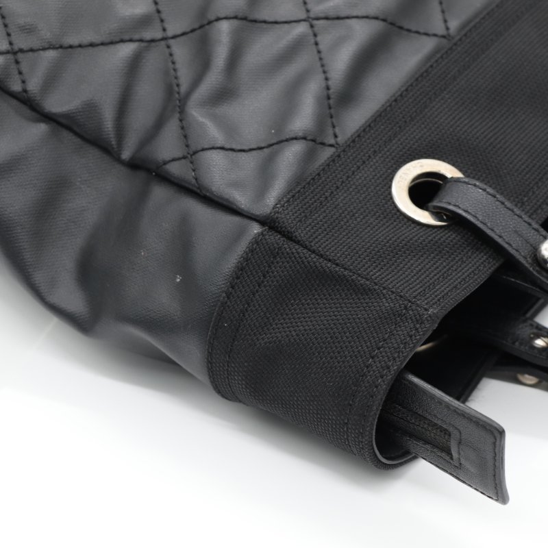 Chanel 香奈兒  Paris Biarritz 黑色  牛皮 托特肩背包 12開-6