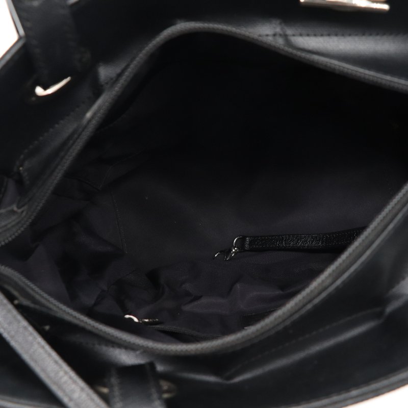 Chanel 香奈兒  Paris Biarritz 黑色  牛皮 托特肩背包 12開-8