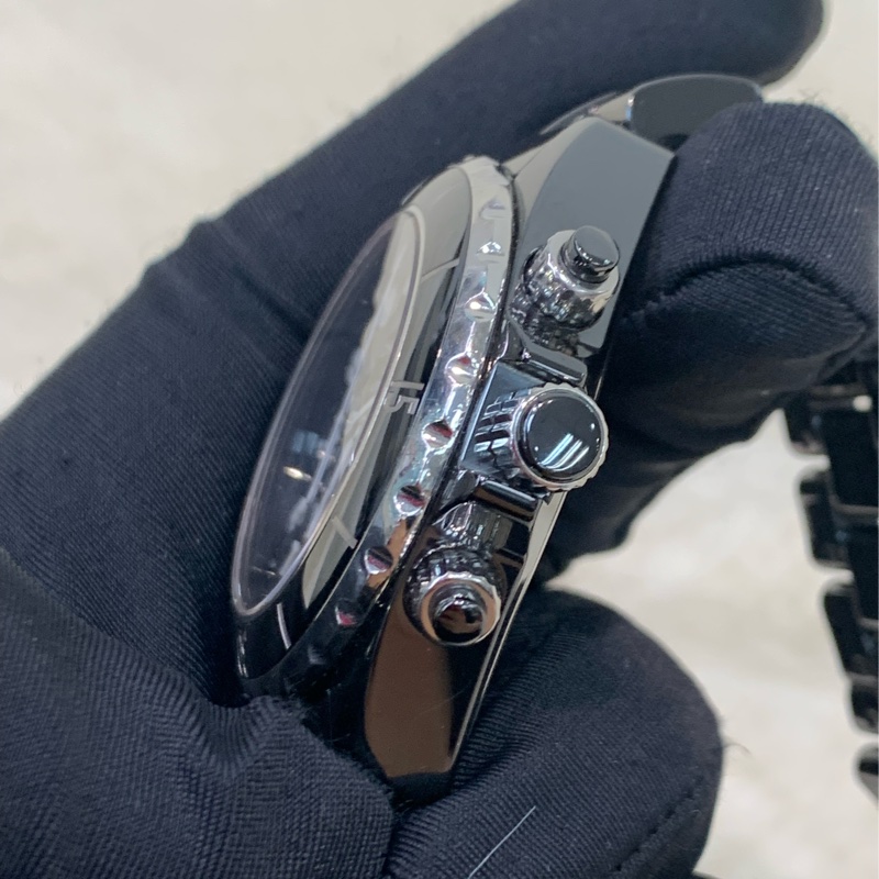 Chanel 香奈兒 H0940 機械黑陶瓷三圈計時41 mmJ12 (I861)-13