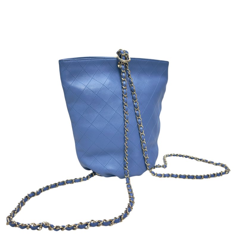 CHANEL CC 水桶 背包-12