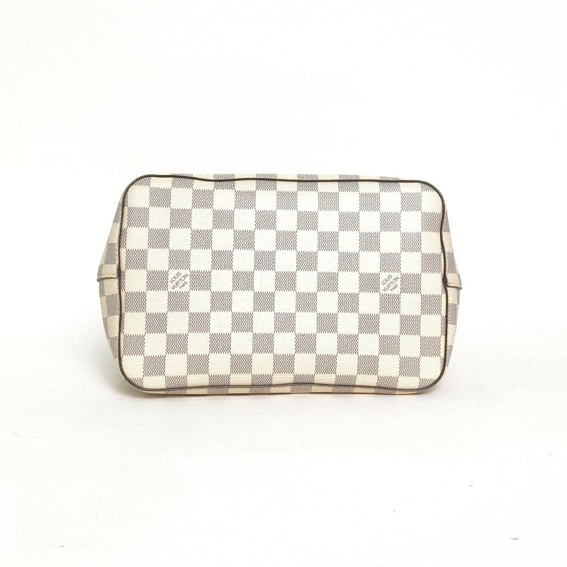 LOUIS VUITTON NÉONOÉ水桶包中號26白棋格PVC金扣2019肩背包-4