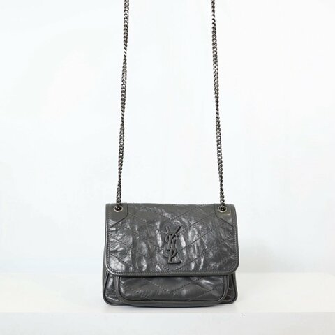 二手Ysl Niki Baby 深灰款 新款D釦