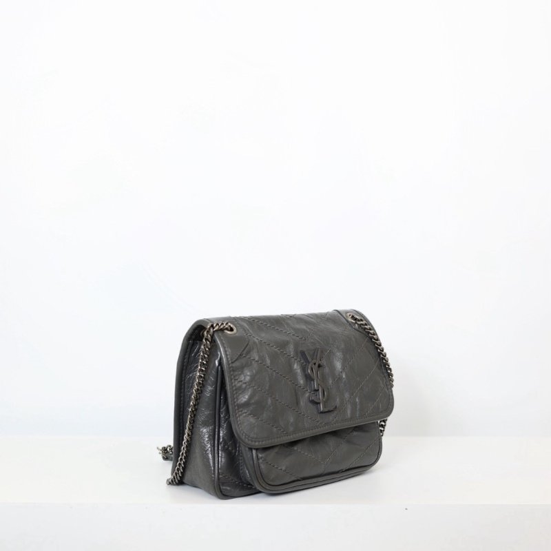 二手Ysl Niki Baby 深灰款 新款D釦-4