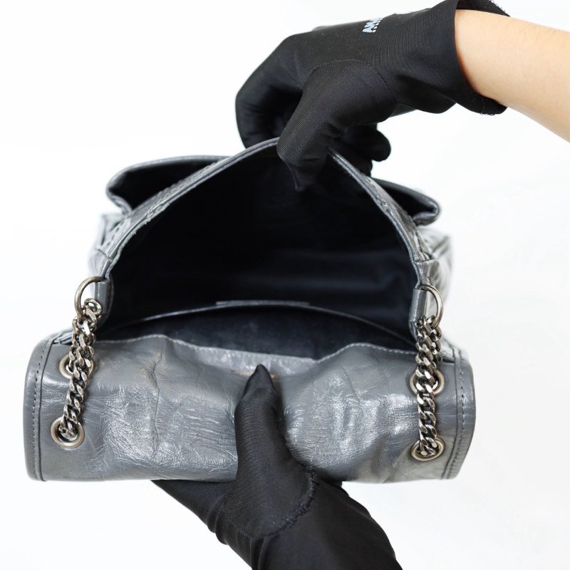 二手Ysl Niki Baby 深灰款 新款D釦-10