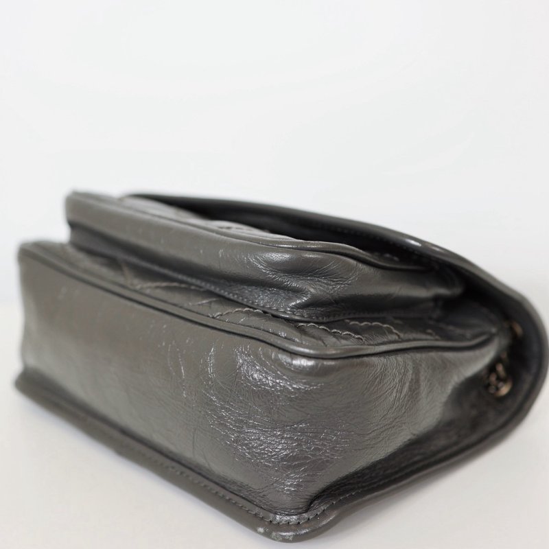 二手Ysl Niki Baby 深灰款 新款D釦-11