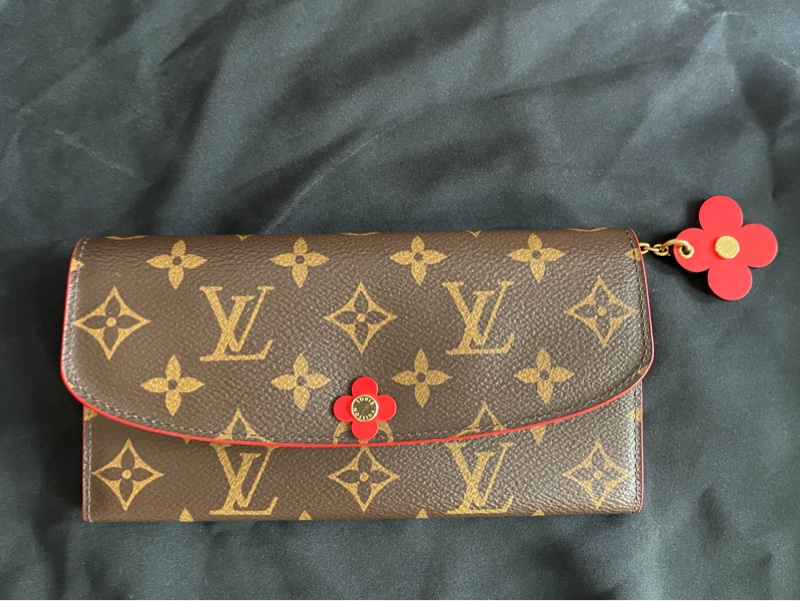 lv 小花 長夾-1