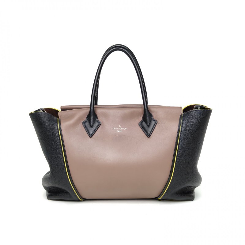 LOUIS VUITTON 拼色牛皮金扣2019LV手提托特包單肩包肩背包-0