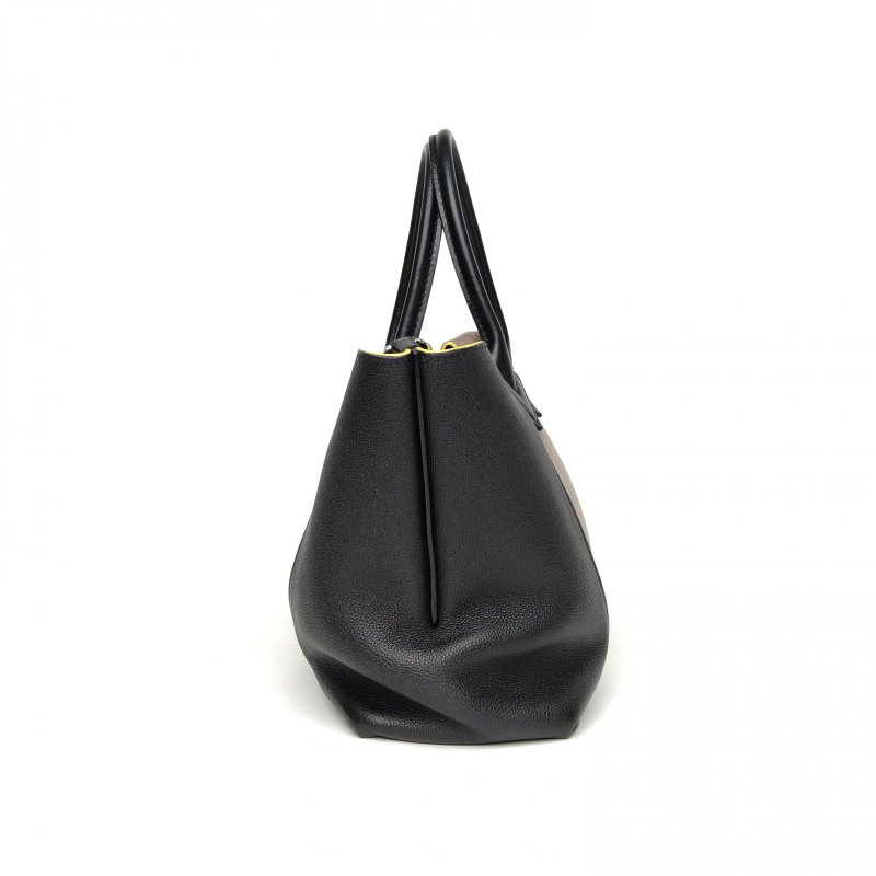 LOUIS VUITTON 拼色牛皮金扣2019LV手提托特包單肩包肩背包-1