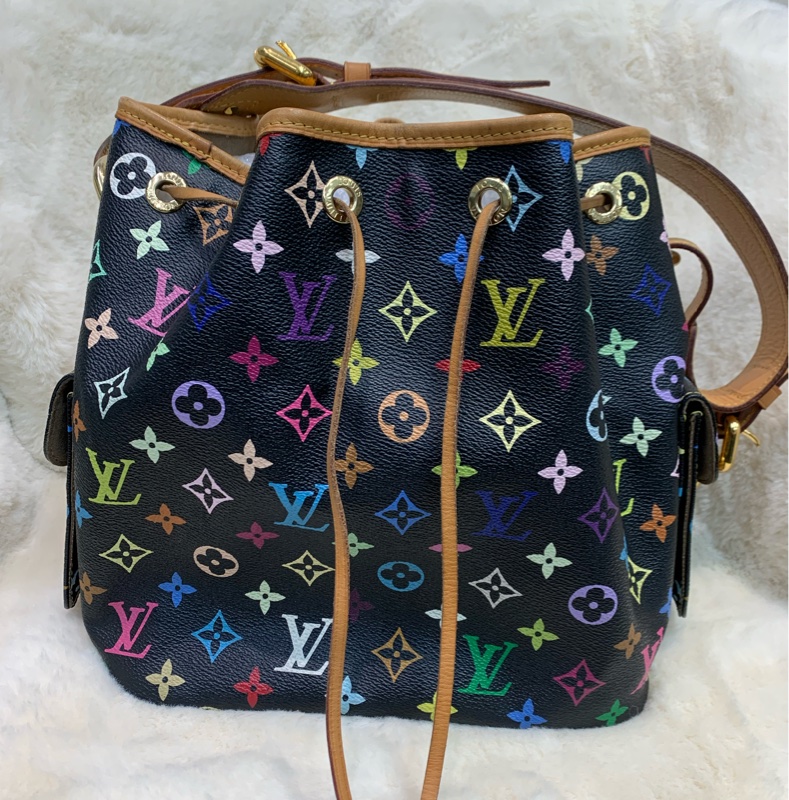 LV 黑三彩水桶 川上隆第一版 （XC115)-0