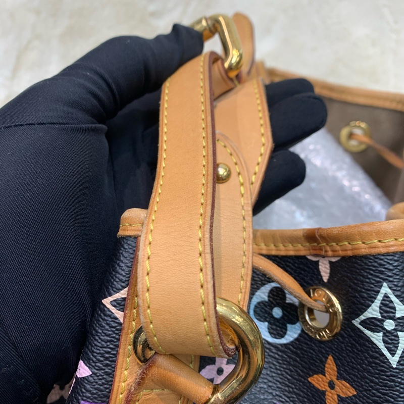 LV 黑三彩水桶 川上隆第一版 （XC115)-43