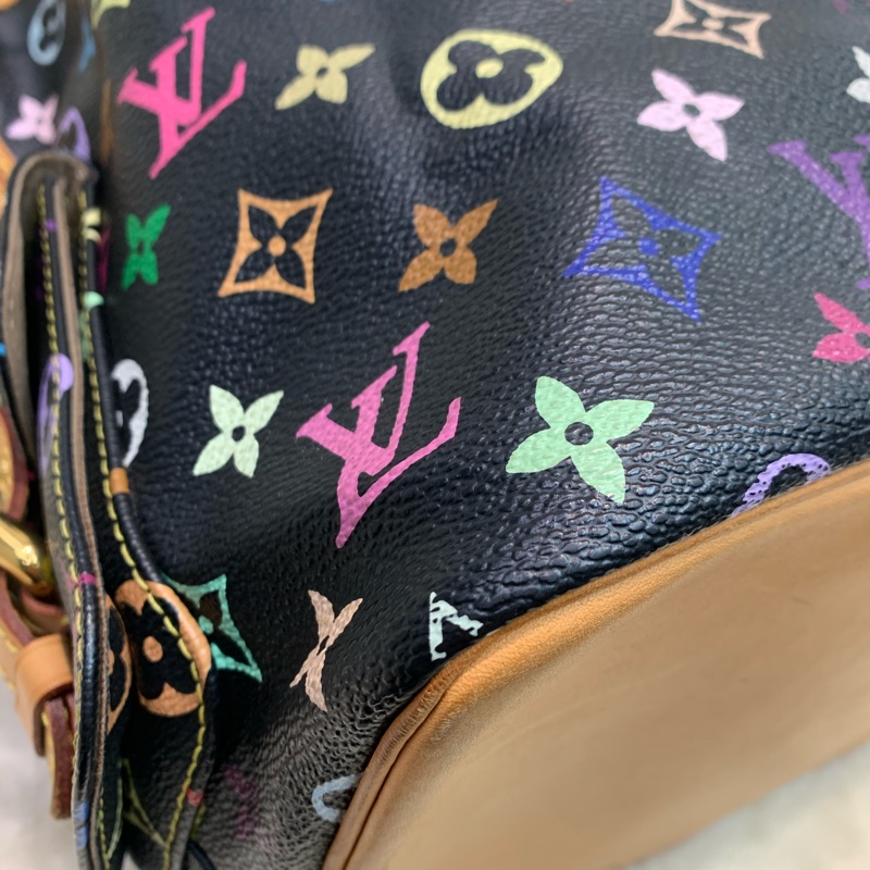 LV 黑三彩水桶 川上隆第一版 （XC115)-48