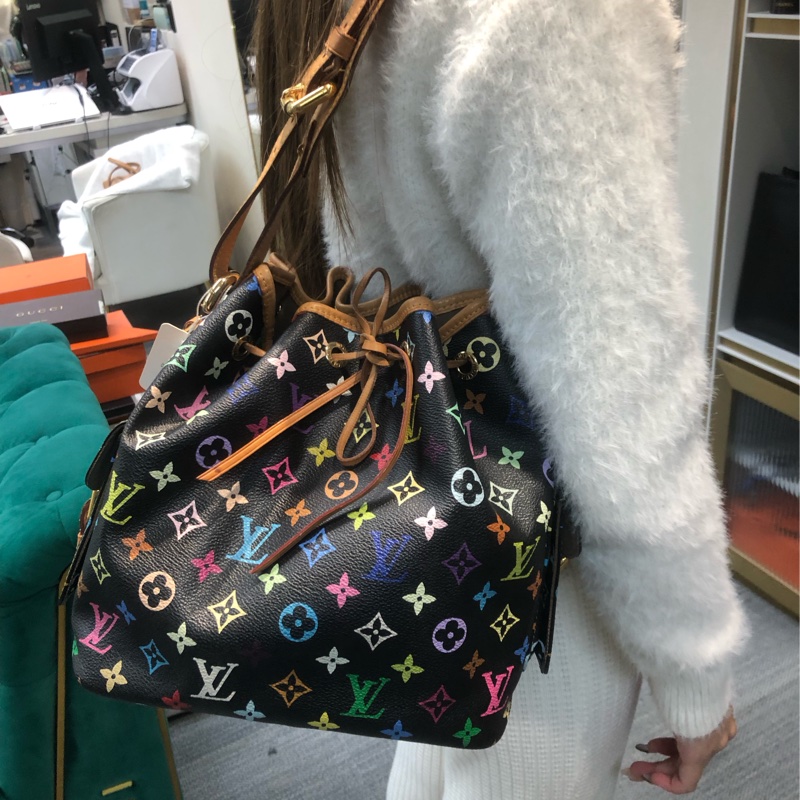 LV 黑三彩水桶 川上隆第一版 (XC115)-12