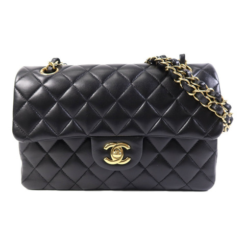 CHANEL 羊皮皮革Classic 23金扣鏈帶肩背袋