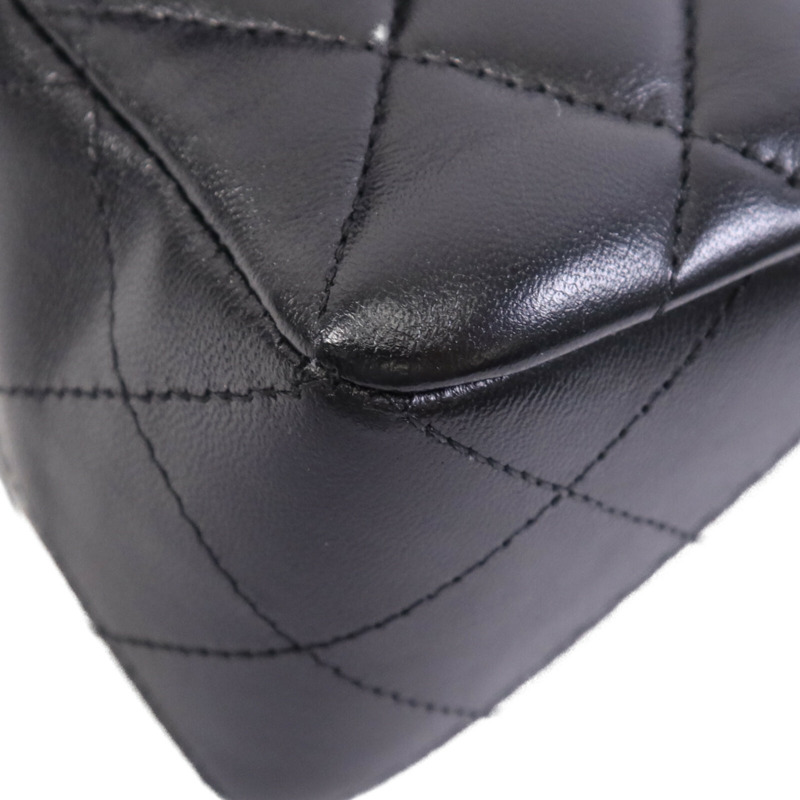 CHANEL 羊皮皮革Classic 23金扣鏈帶肩背袋-5