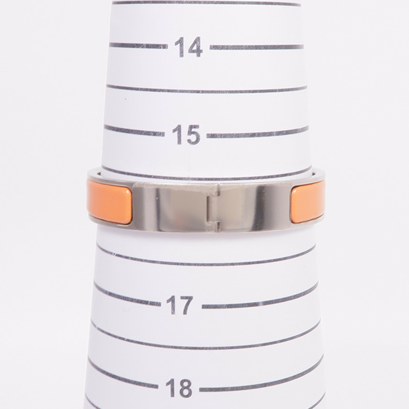 HERMES 金屬/琺瑯Clic H手鐲-9