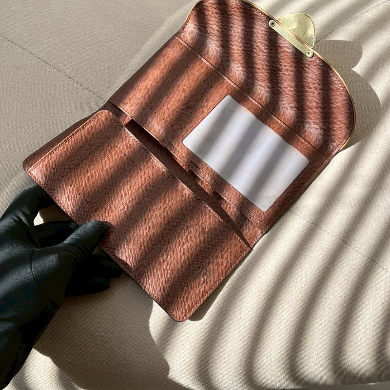 🏷Louis Vuitton 老花三折中夾-6