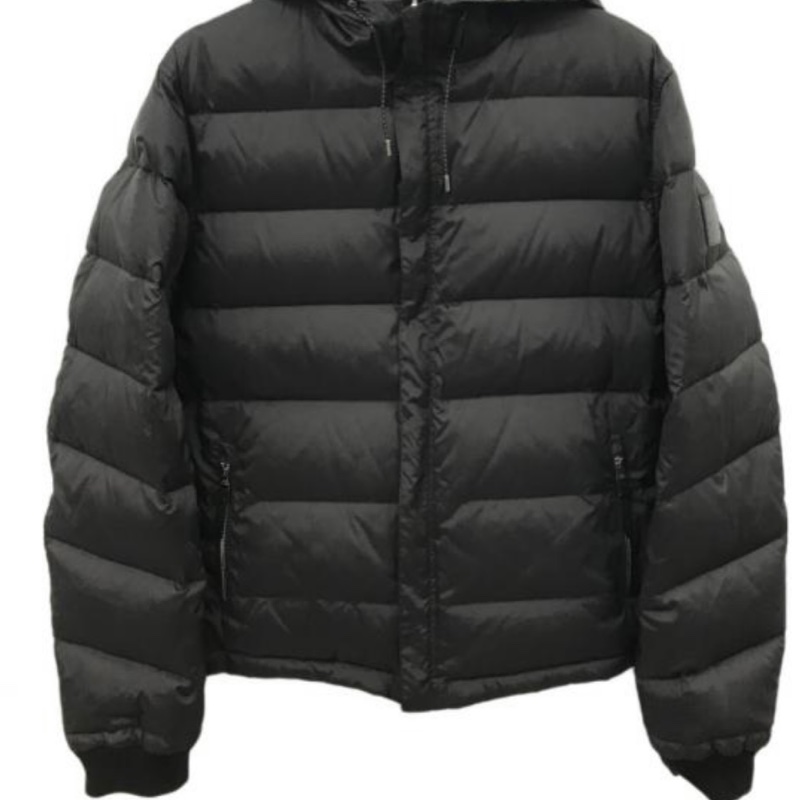 LV Damier Graphite 雙面連帽羽絨服 男/女可穿-10