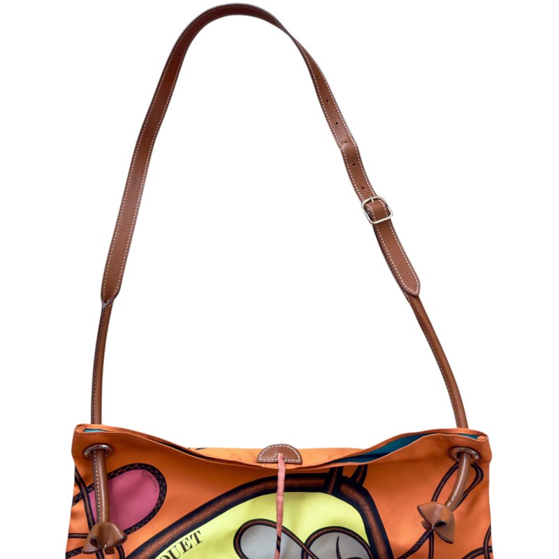 HERMES Silk City 多用途 斜背包-9