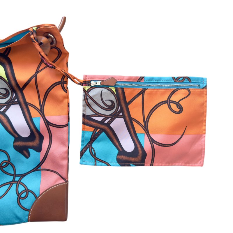 HERMES Silk City 多用途 斜背包-20