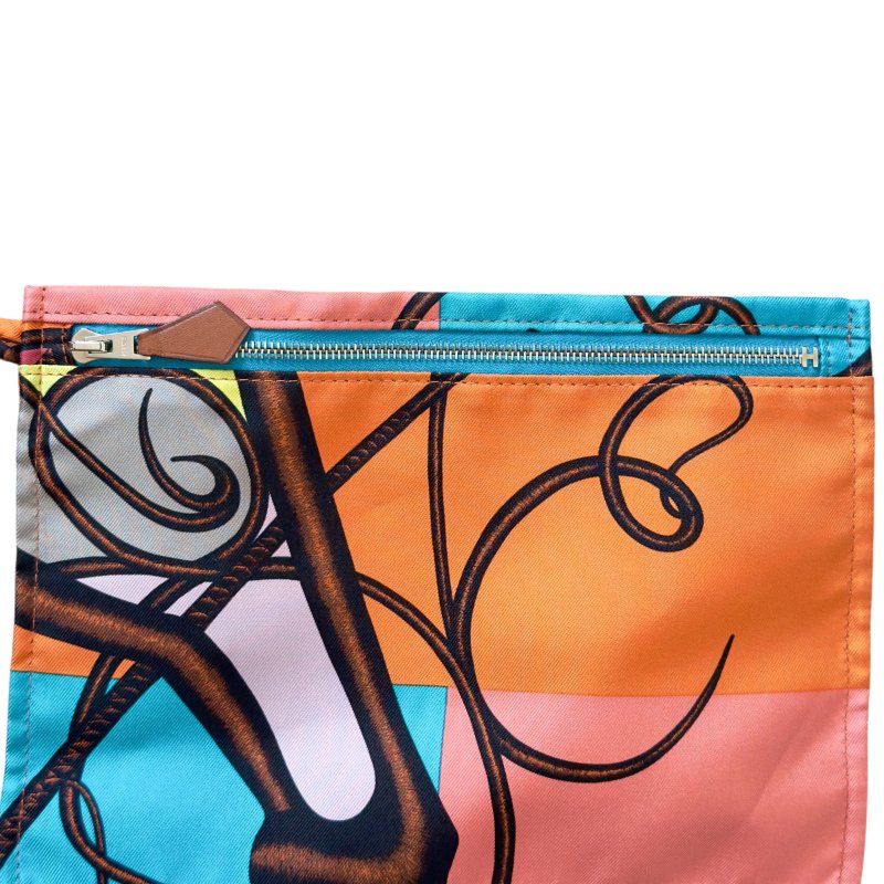 HERMES Silk City 多用途 斜背包-22