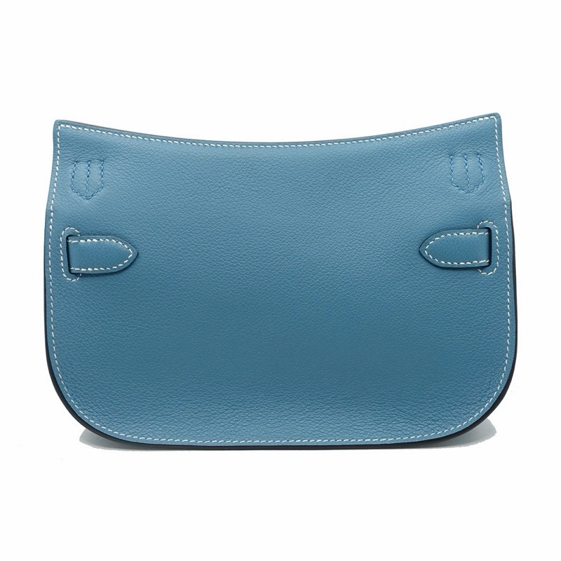 Hermes 愛馬仕 吉普賽 Jpysiere Mini 牛仔藍 Evercolor 金扣-2