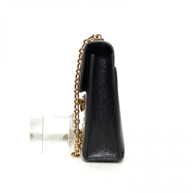 HERMES Verrou手槍包Mini1789黑色Chevre山羊皮C刻金扣肩背包-1