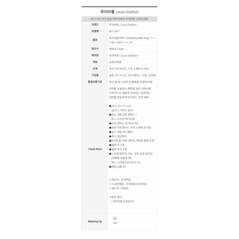 LOUIS VUITTON Neverfull Bandoulière Inside Out MM M11947-10