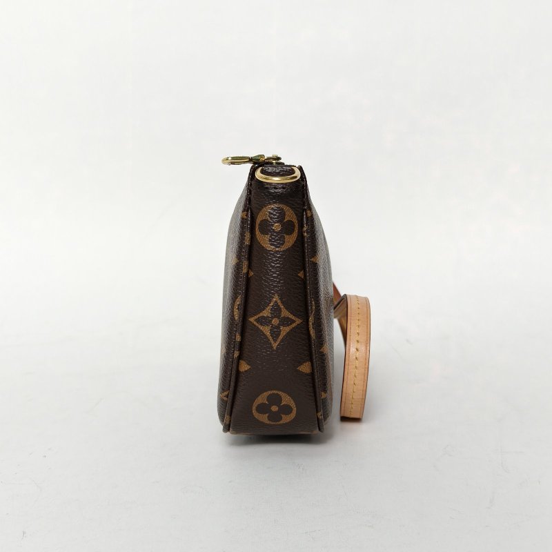 LOUIS VUITTON PochetteAccessoires大麻將包老花PVC金扣晶片肩背包-1