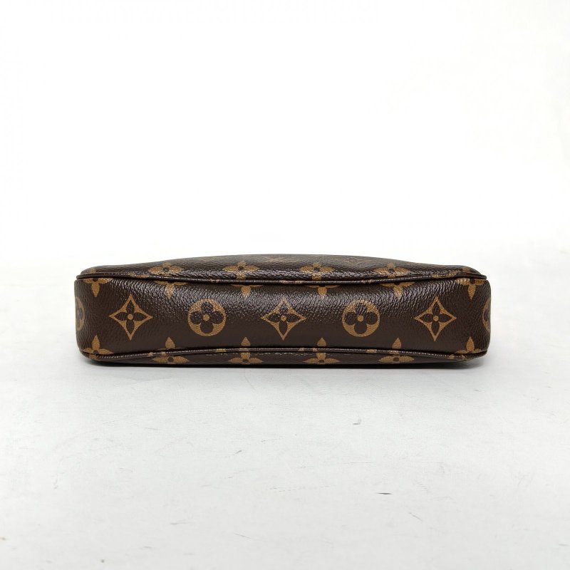 LOUIS VUITTON PochetteAccessoires大麻將包老花PVC金扣晶片肩背包-4