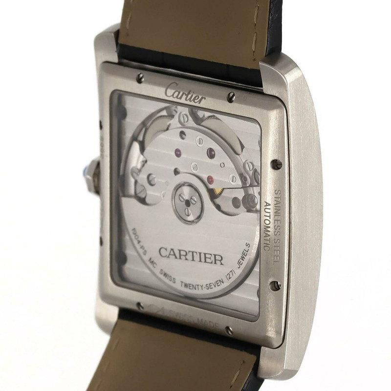 卡地亞 Tank MC LM W5330004 不鏽鋼自動腕錶-3