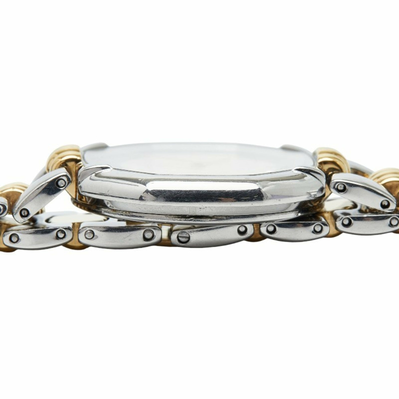 Dior 八角形腕錶 D45-204 石英錶 灰色錶盤 不鏽鋼鍍層 女士-5