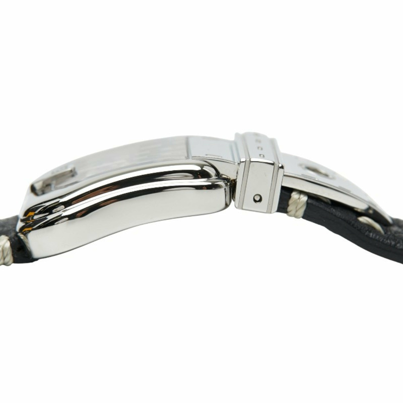 Fendi B-FENDI 女士腕錶 3800L 石英錶 黑色錶盤 不鏽鋼錶帶 皮革錶帶-5