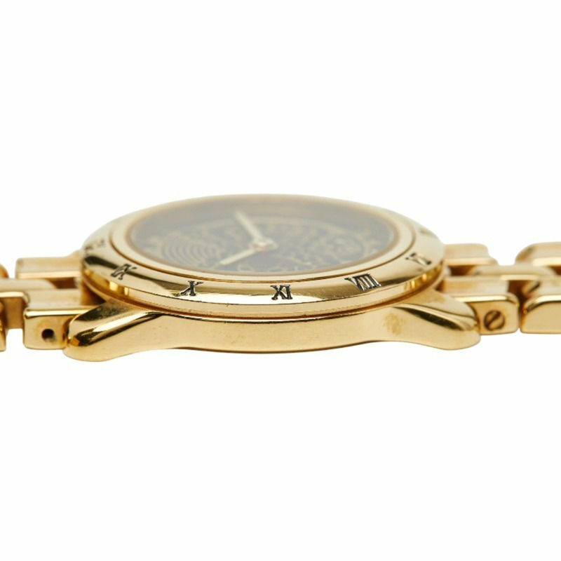 Fendi 女士 850L 石英腕錶，附可更換錶圈、黑色錶盤和不鏽鋼錶殼-5