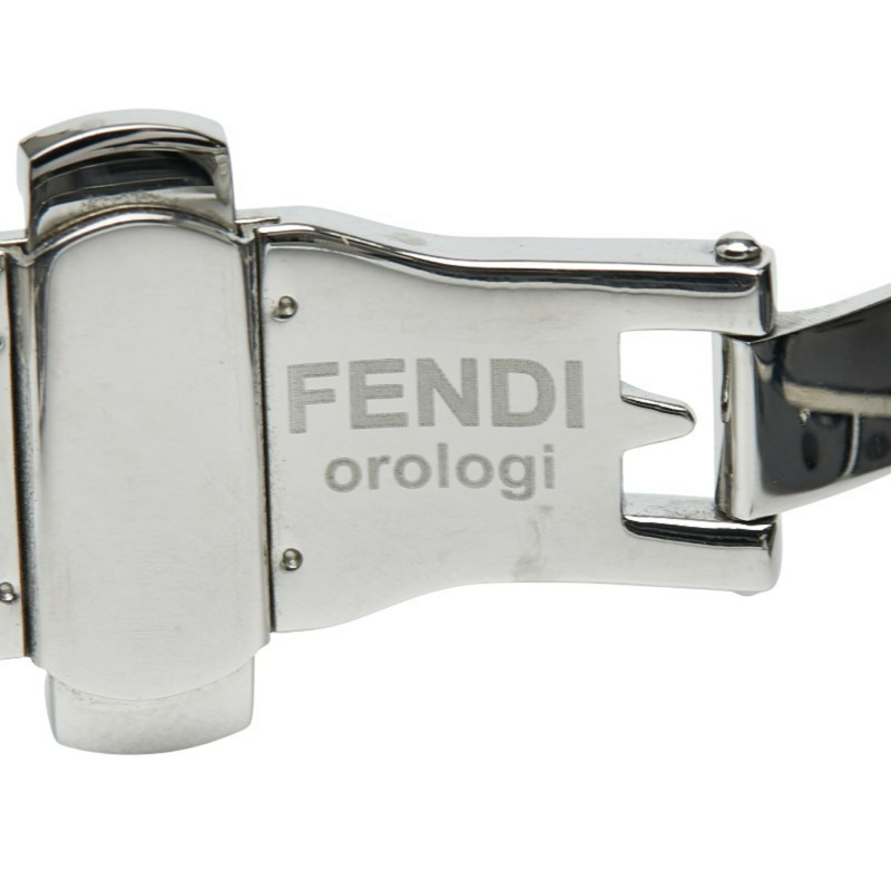 Fendi Quadro 6200G 石英腕錶，黑色錶盤，陶瓷錶殼，不鏽鋼錶帶，男款-7