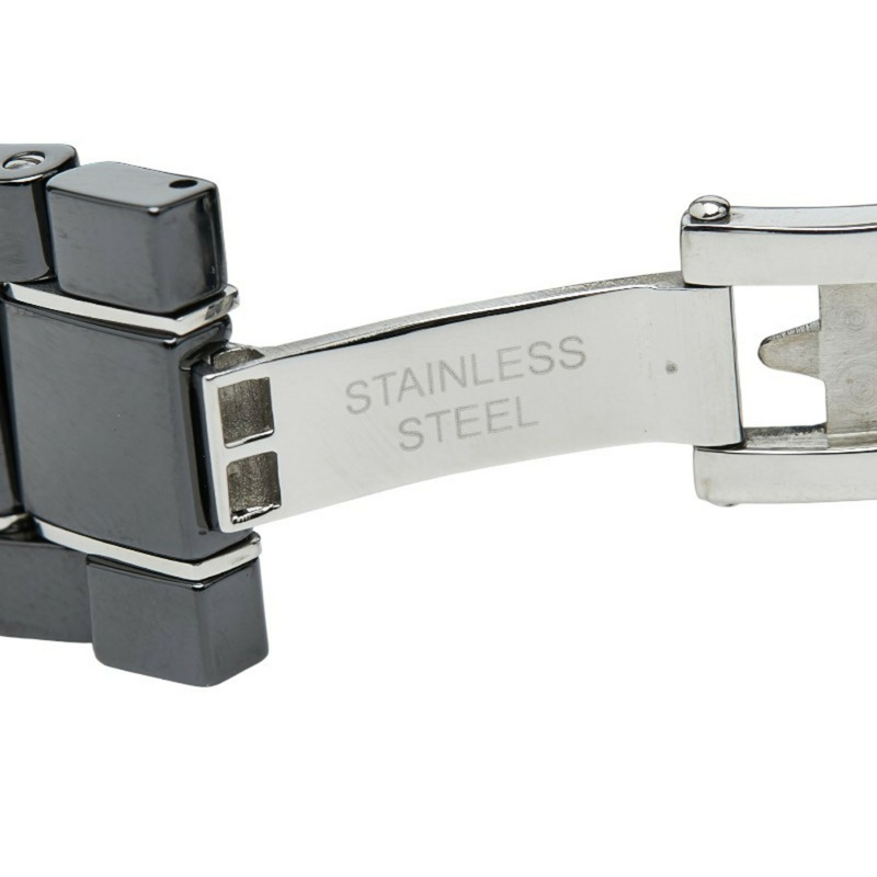 Fendi Quadro 6200G 石英腕錶，黑色錶盤，陶瓷錶殼，不鏽鋼錶帶，男款-8