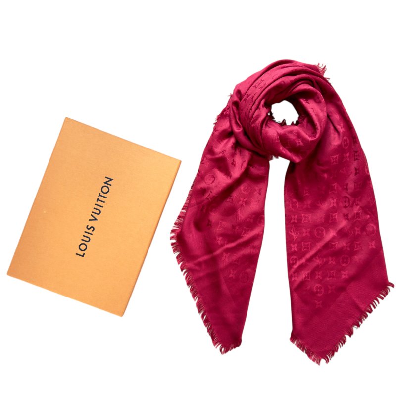 LOUIS VUITTON 老花 圍巾-0