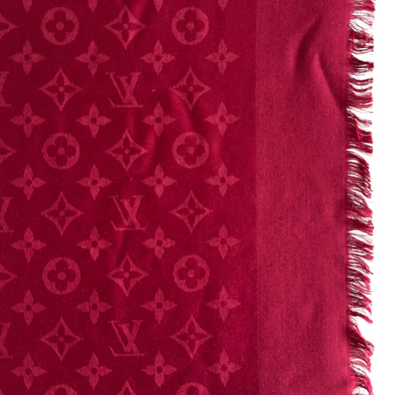 LOUIS VUITTON 老花 圍巾-4