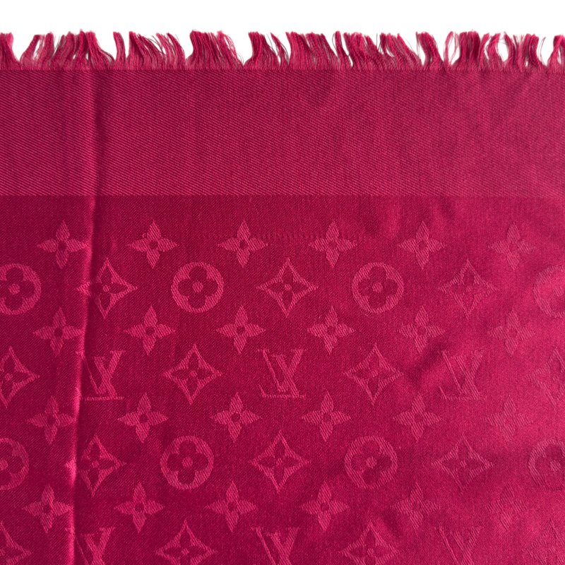 LOUIS VUITTON 老花 圍巾-7