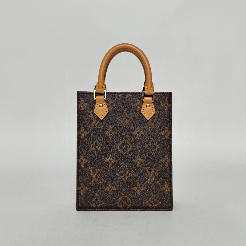 LOUIS VUITTON PETITSACPLAT琴譜包14老花PVC晶片肩背包-0