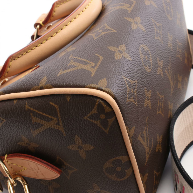 路易威登 Speedy Bandouliere 20 斜背包 M46234 Monogram 皮革 LV-4